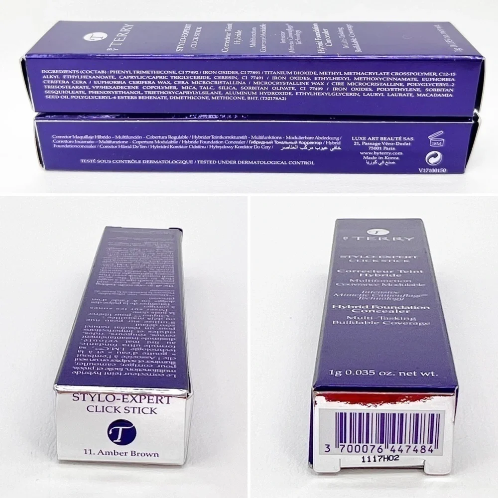 By Terry Concealer Amber Brown 11 Stylo-Expert Click Stick Hybrid New NWT NIP
